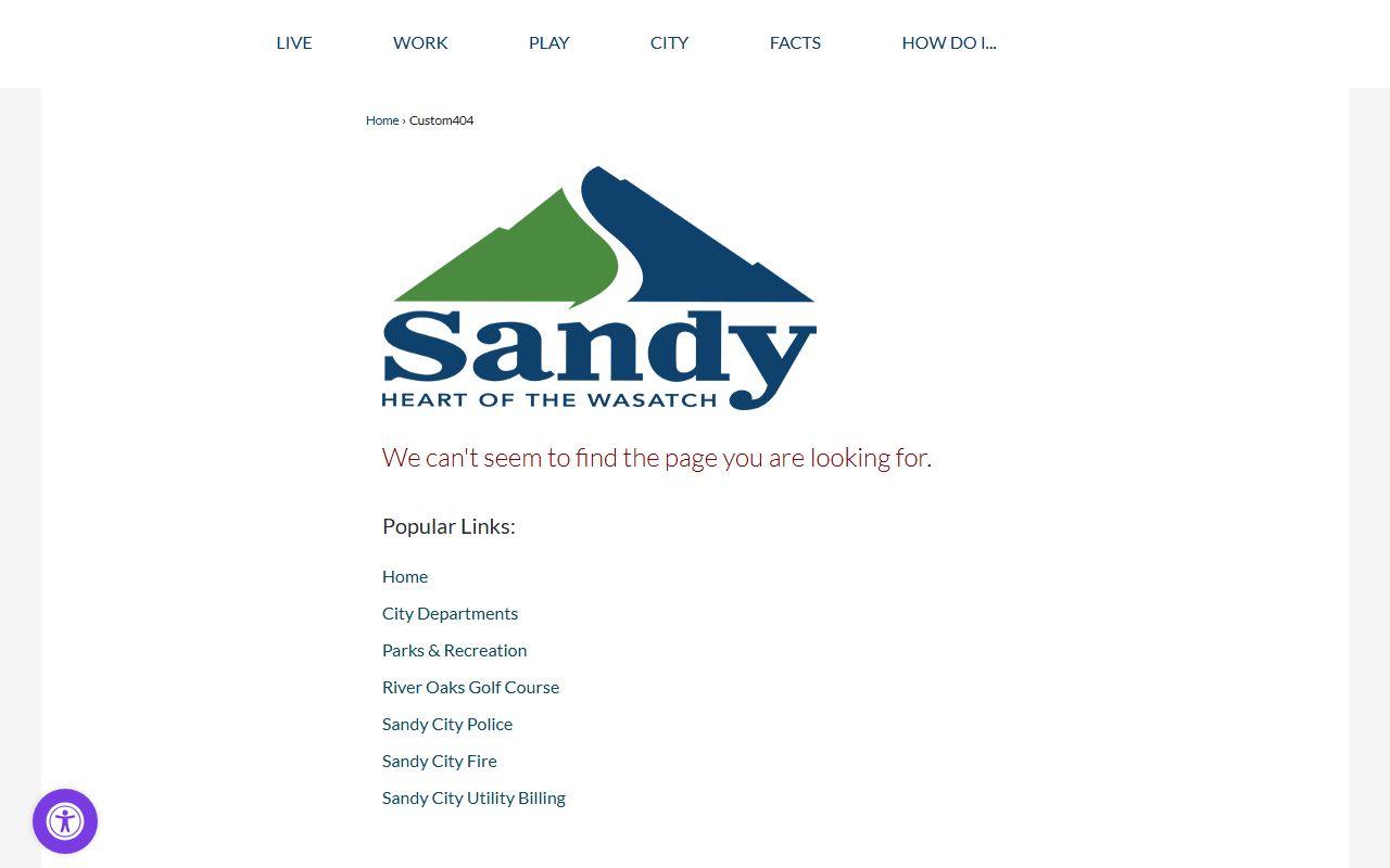 Sandy divorce records at Sandy City records office