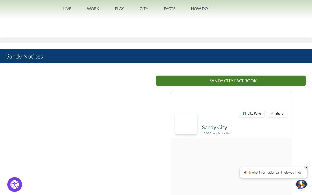 Sandy City official resources related to Sandy divorce records
