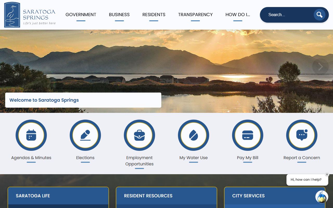 Saratoga Springs city official resources for Saratoga Springs divorce records