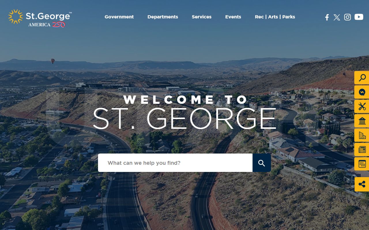 St. George divorce records official city image
